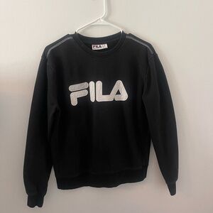 Black Fila crewneck